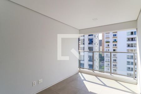 Varanda da Sala de apartamento para alugar com 2 quartos, 66m² em Campo Belo, São Paulo