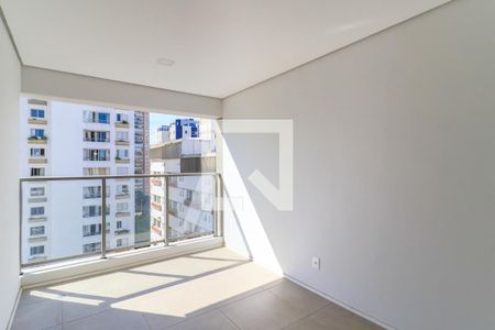 Varanda da Sala de apartamento para alugar com 2 quartos, 66m² em Campo Belo, São Paulo