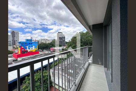 Sacada de apartamento para alugar com 2 quartos, 37m² em Santo Amaro, São Paulo