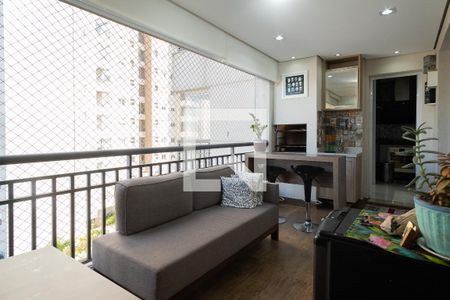 Sacada  de apartamento à venda com 3 quartos, 119m² em Baeta Neves, São Bernardo do Campo