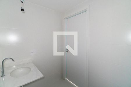 Banheiro de kitnet/studio à venda com 1 quarto, 27m² em Mirandópolis, São Paulo
