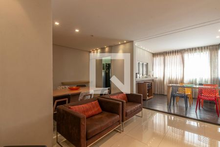 Sala de apartamento à venda com 3 quartos, 92m² em Vila da Serra, Nova Lima