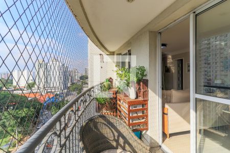 Varanda da Sala de apartamento para alugar com 3 quartos, 94m² em Santo Amaro, São Paulo