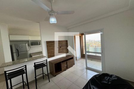 Sala de apartamento para alugar com 1 quarto, 46m² em Nova Aliança, Ribeirão Preto