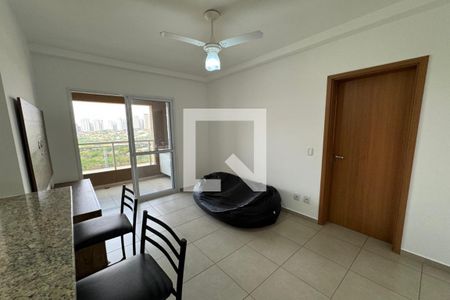 Sala de apartamento para alugar com 1 quarto, 46m² em Nova Aliança, Ribeirão Preto