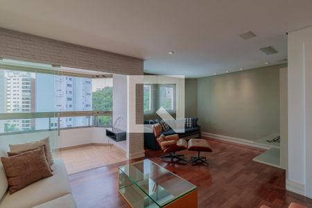 sala de apartamento para alugar com 4 quartos, 198m² em Parque Bairro Morumbi, São Paulo