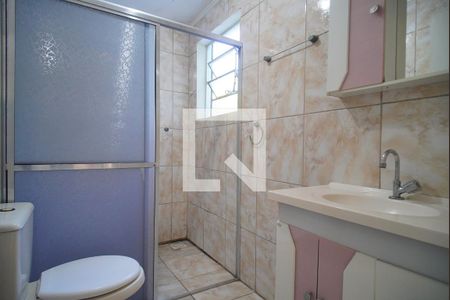 Banheiro de apartamento à venda com 1 quarto, 53m² em Santos Dumont, São Leopoldo