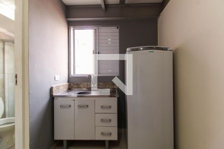 Cozinha de kitnet/studio para alugar com 1 quarto, 18m² em Mooca, São Paulo