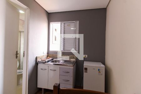 Cozinha de kitnet/studio para alugar com 1 quarto, 18m² em Mooca, São Paulo