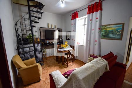 Sala de apartamento à venda com 3 quartos, 73m² em Encantado, Rio de Janeiro