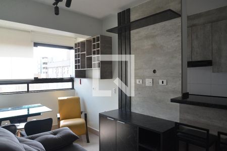 Sala de apartamento para alugar com 2 quartos, 40m² em Campestre, Santo André