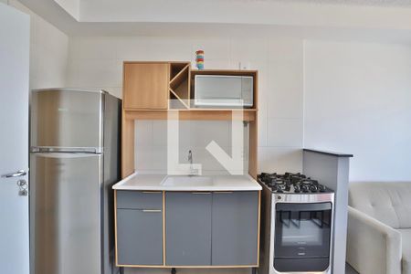 Sala / Cozinha de apartamento para alugar com 1 quarto, 29m² em Belenzinho, São Paulo