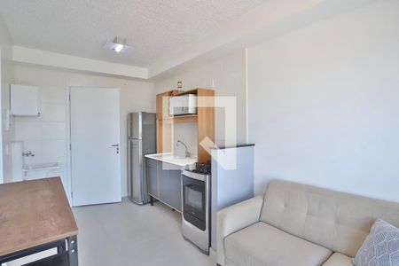 Sala / Cozinha de apartamento para alugar com 1 quarto, 29m² em Belenzinho, São Paulo