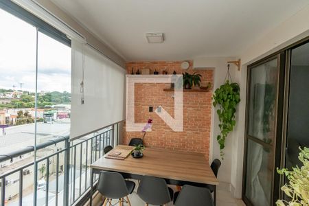 Varanda Gourmet de apartamento à venda com 3 quartos, 88m² em Botafogo, Campinas