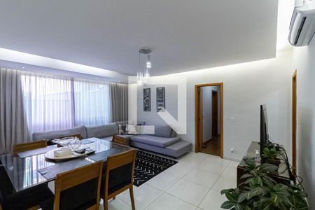 Sala  de apartamento à venda com 3 quartos, 122m² em Castelo, Belo Horizonte
