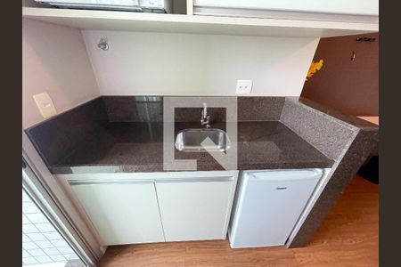 Cozinha de apartamento à venda com 1 quarto, 40m² em Eldorado, Contagem