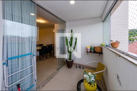 Varanda de apartamento à venda com 3 quartos, 92m² em Minas Brasil, Belo Horizonte