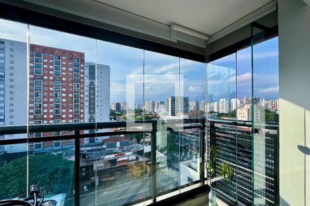 Sacada de apartamento à venda com 1 quarto, 52m² em Indianópolis, São Paulo