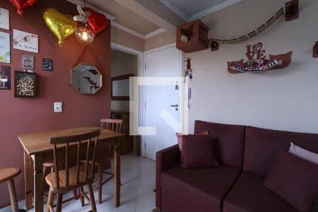 Sala de apartamento para alugar com 1 quarto, 30m² em Vila Guiomar, Santo André