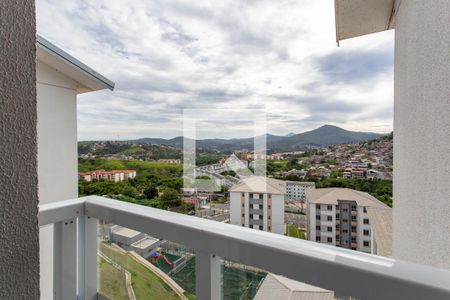 Varanda da Sala de apartamento para alugar com 2 quartos, 47m² em Jardim Vitória, Belo Horizonte