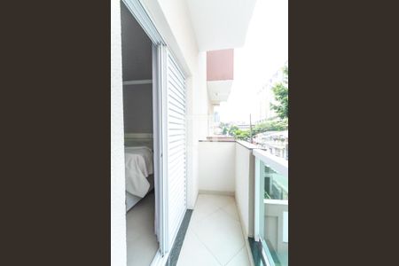 Varanda do Quarto e área de Serviço de apartamento à venda com 1 quarto, 39m² em Planalto, São Bernardo do Campo