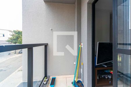 Varanda da Sala de apartamento à venda com 2 quartos, 53m² em Vila Curuca, Santo André