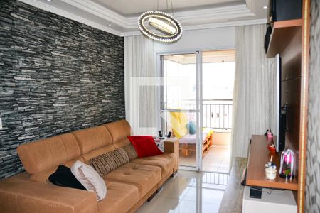 Sala de apartamento à venda com 2 quartos, 67m² em Olímpico, São Caetano do Sul