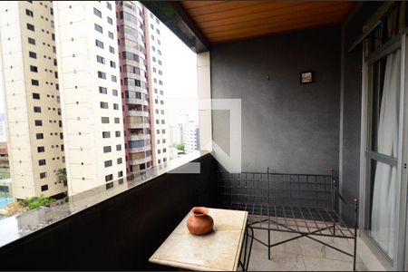 Varanda da Sala de apartamento à venda com 3 quartos, 90m² em Lourdes, Belo Horizonte