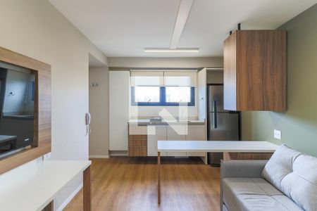 Sala de apartamento à venda com 1 quarto, 42m² em Vila Cordeiro, São Paulo