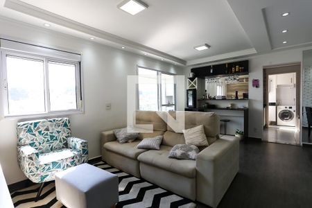 Sala  de apartamento à venda com 3 quartos, 107m² em Jardim Wanda, Taboão da Serra