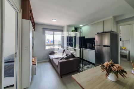 sala cozinha de apartamento à venda com 2 quartos, 38m² em Sé, São Paulo