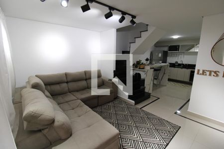 Sala de casa de condomínio à venda com 2 quartos, 122m² em Vila Dom Pedro Ii, São Paulo