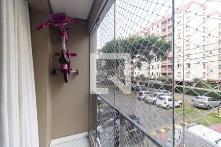 Varanda da Sala de apartamento à venda com 3 quartos, 63m² em Jardim São Savério, São Paulo