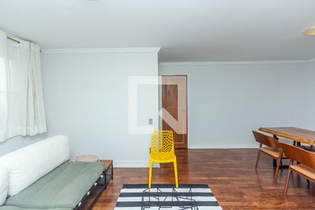 Sala de apartamento para alugar com 3 quartos, 120m² em Indianópolis, São Paulo