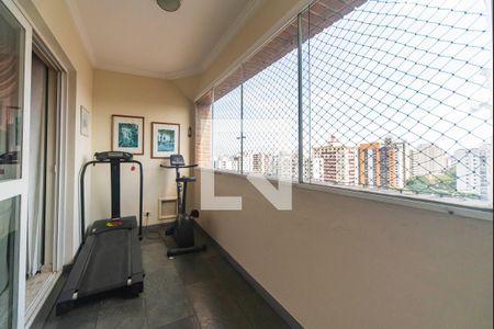 Varanda da Sala de apartamento à venda com 3 quartos, 195m² em Centro, Santo André