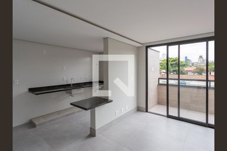 Sala de apartamento à venda com 1 quarto, 57m² em São José, Belo Horizonte
