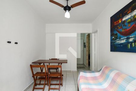 Sala de apartamento para alugar com 1 quarto, 55m² em Guilhermina, Praia Grande