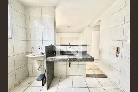 Cozinha de apartamento à venda com 2 quartos, 50m² em Nacional, Contagem