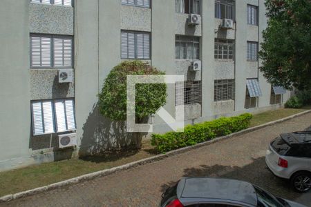 Vista da sala  de apartamento à venda com 3 quartos, 75m² em Menino Deus, Porto Alegre