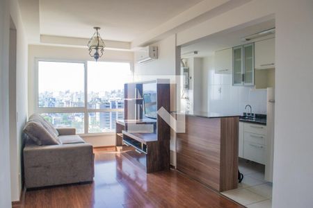 Sala de apartamento à venda com 3 quartos, 75m² em Santana, Porto Alegre