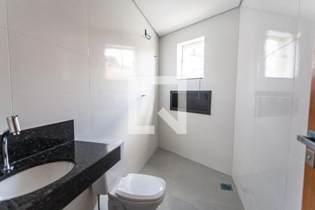 Banheiro da Suíte de apartamento à venda com 3 quartos, 97m² em Fernão Dias, Belo Horizonte