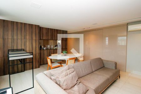 Sala  de apartamento à venda com 3 quartos, 104m² em Luxemburgo, Belo Horizonte