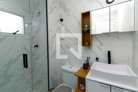 Banheiro de apartamento à venda com 2 quartos, 64m² em Vila Robertina, São Paulo