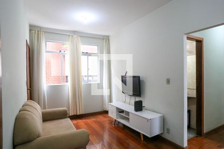 Sala de apartamento à venda com 3 quartos, 86m² em Sagrada Família, Belo Horizonte