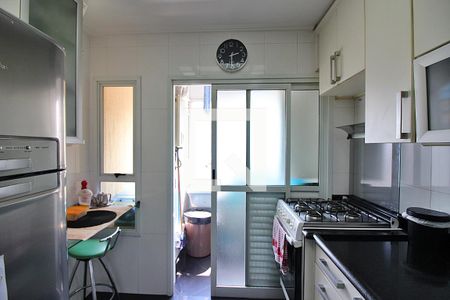 Cozinha de apartamento à venda com 3 quartos, 96m² em Vila Margarida, São Bernardo do Campo