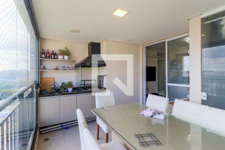 Sala de Jantar/Varanda Gourmet de apartamento para alugar com 2 quartos, 68m² em Santo Amaro, São Paulo