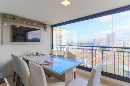 Sala de Jantar/Varanda Gourmet de apartamento para alugar com 2 quartos, 68m² em Santo Amaro, São Paulo