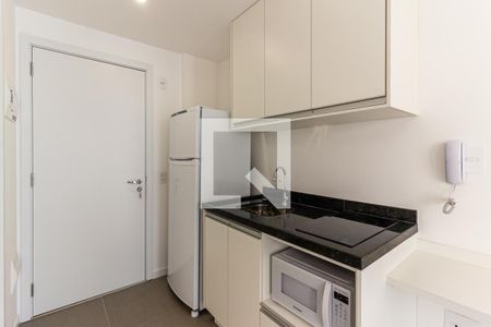 Cozinha de apartamento para alugar com 1 quarto, 26m² em Vila Buarque, São Paulo