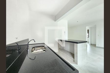 Cozinha de apartamento à venda com 2 quartos, 60m² em Santo Agostinho, Belo Horizonte