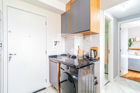 Cozinha de apartamento à venda com 2 quartos, 33m² em Jardim Celeste, São Paulo